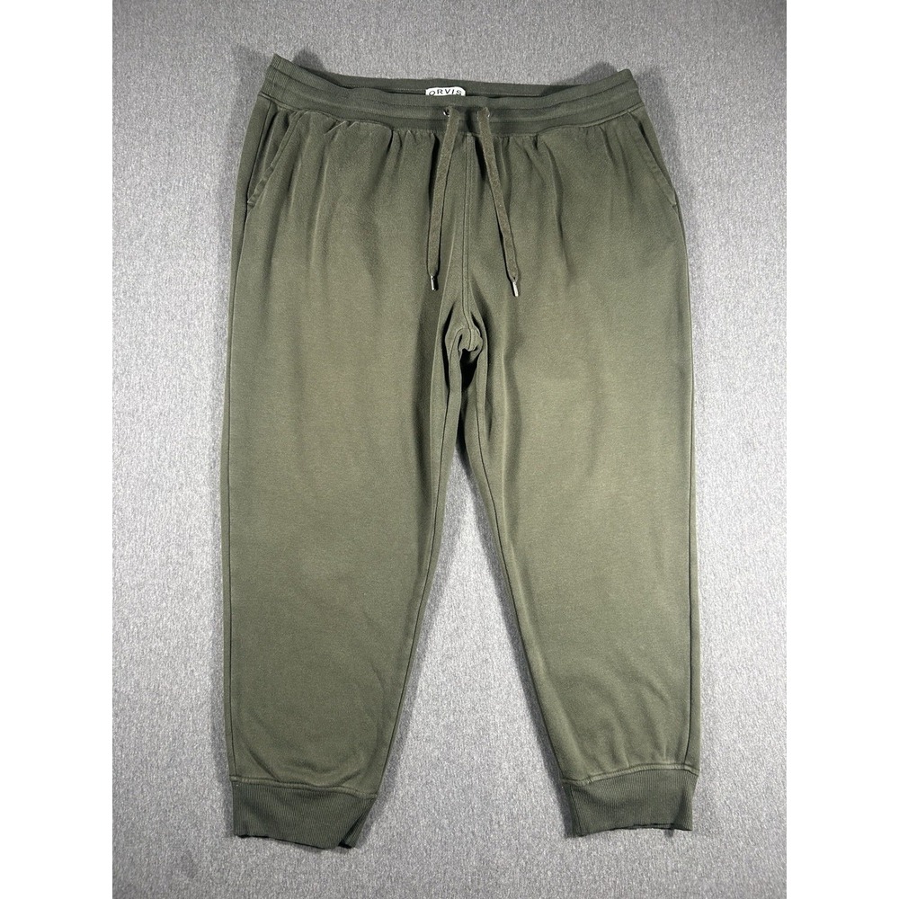 Orvis Men's Classic Collection Jogger‎ Sweatpants Olive Green XXL